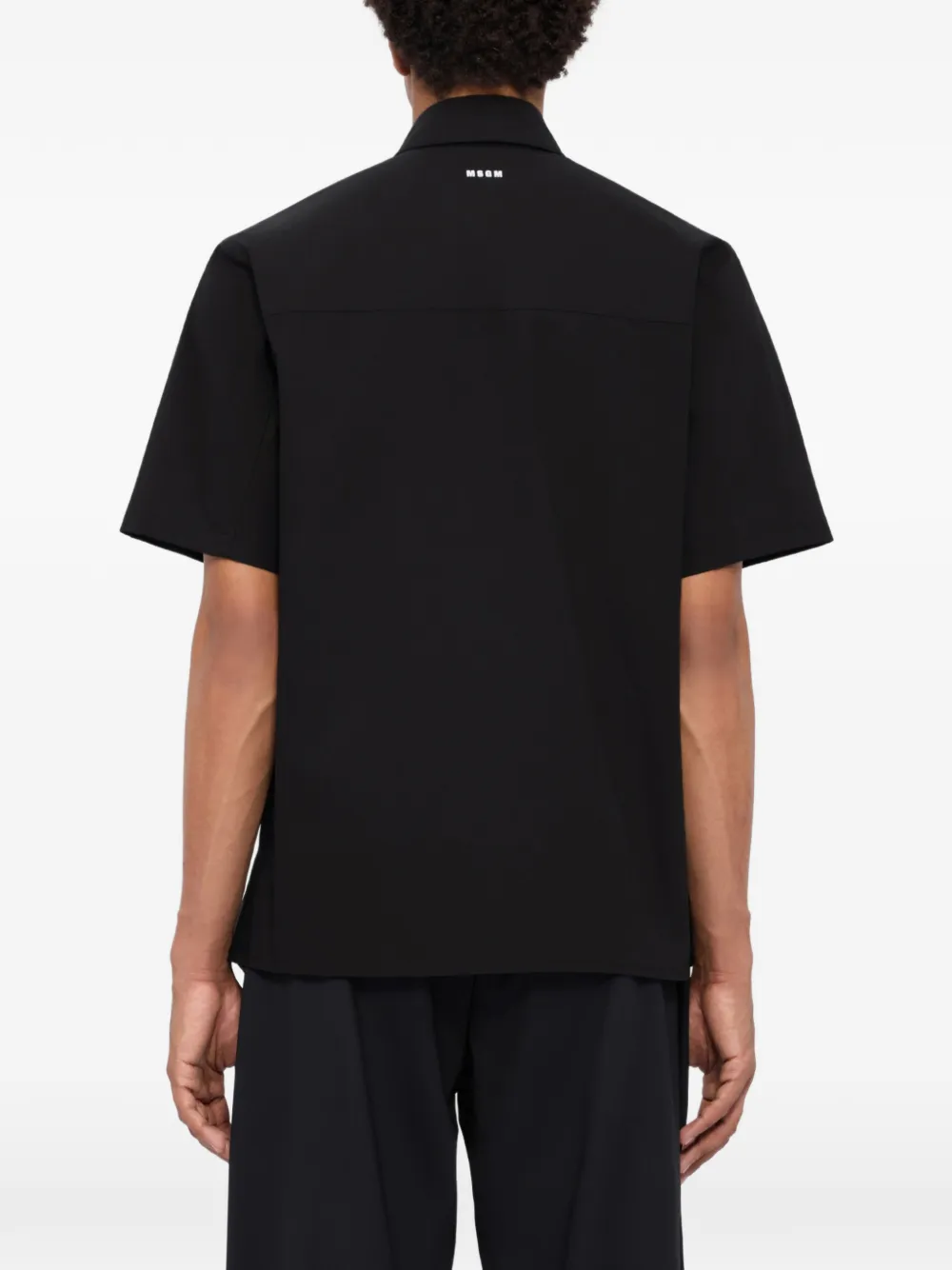 MSGM Overhemd met korte mouwen Zwart