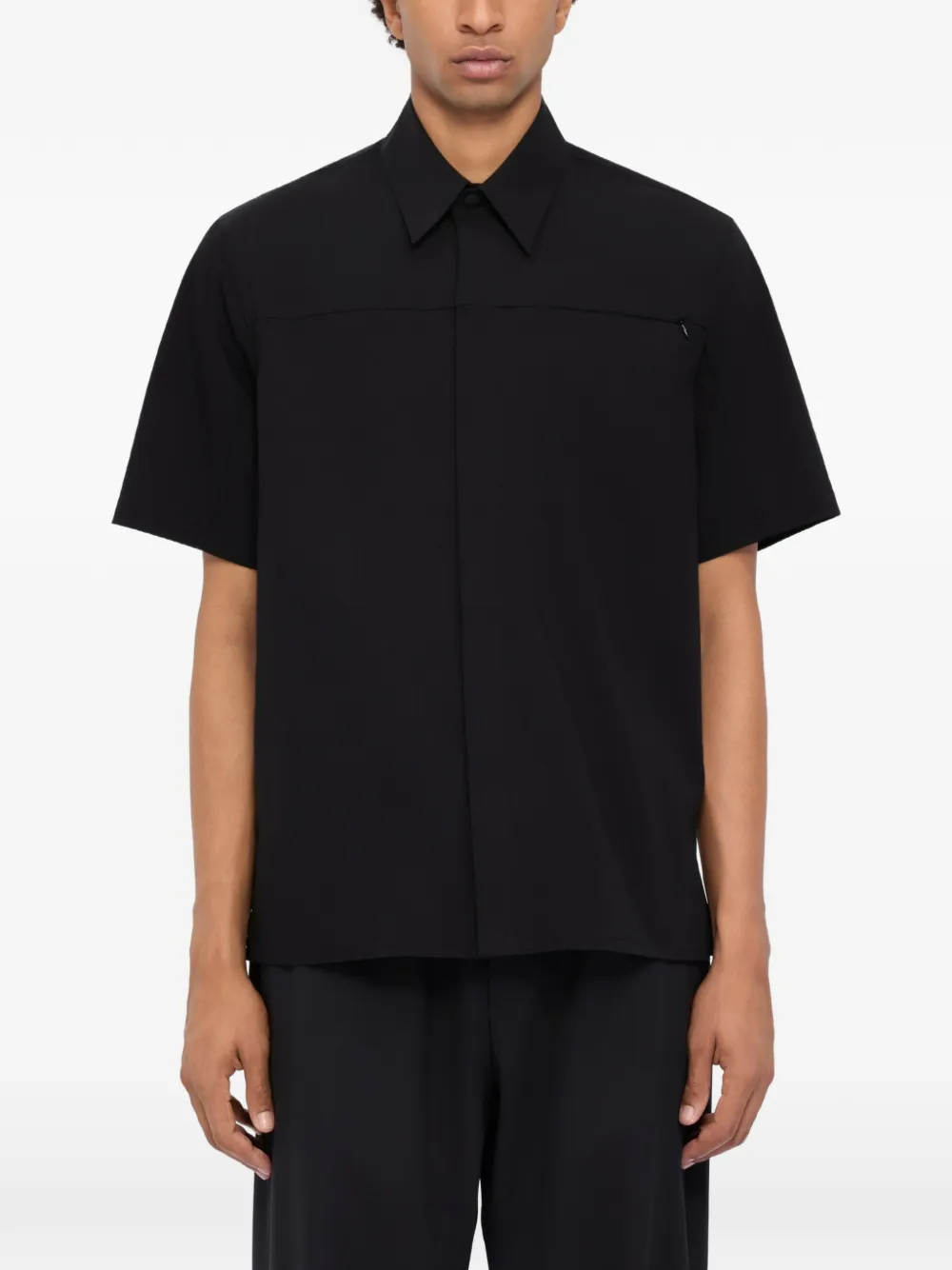  Msgm Short Sleeve Shirt - Black 