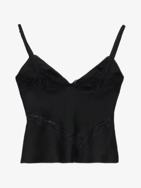 MSGM lace V-neck tank top
