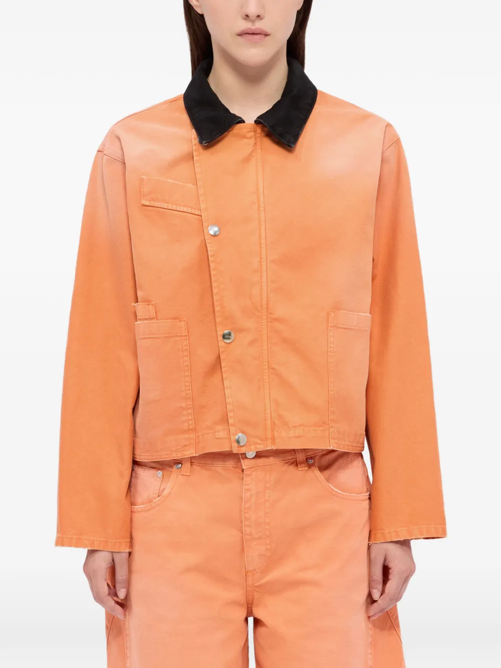 Collared Denim Jacket