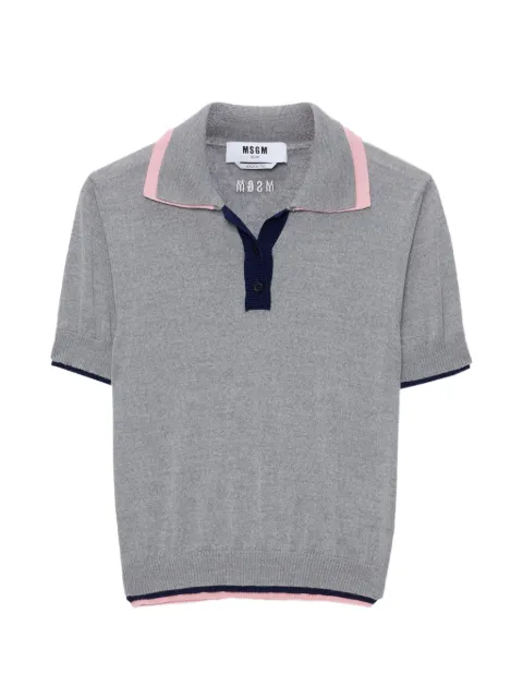 MSGM buttoned polo shirt