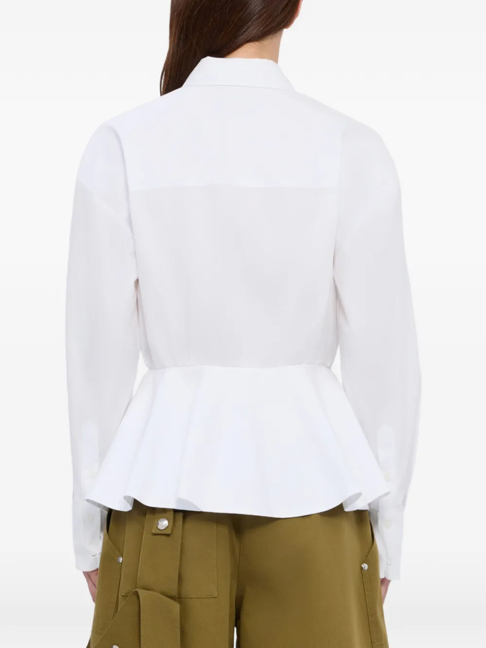 MSGM Peplum blouse Wit