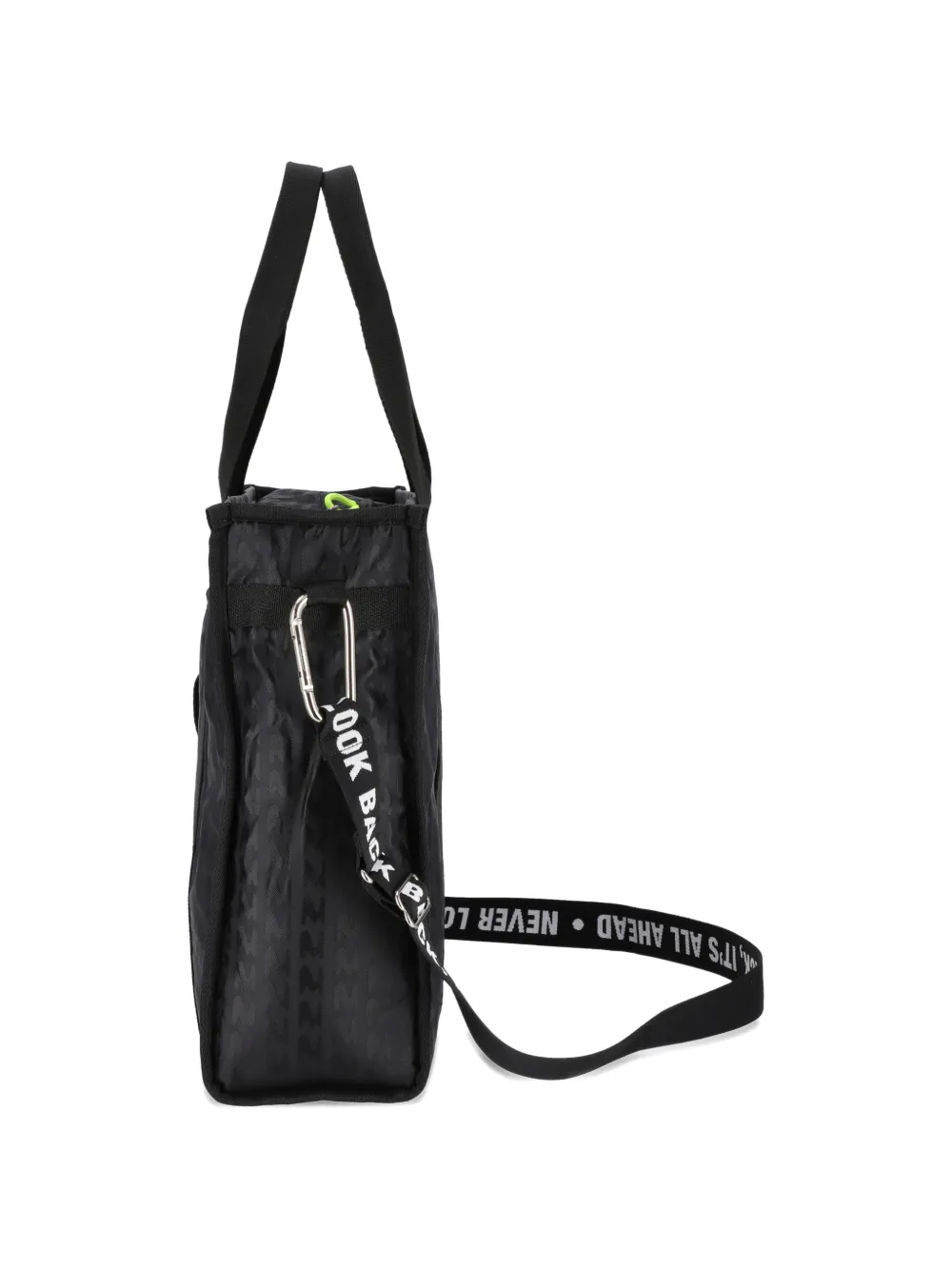 MSGM Shopper met band en patroon Zwart