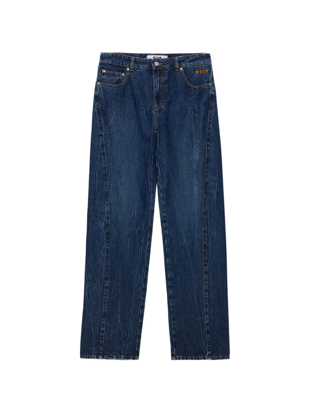 MSGM pocket jeans - Blu