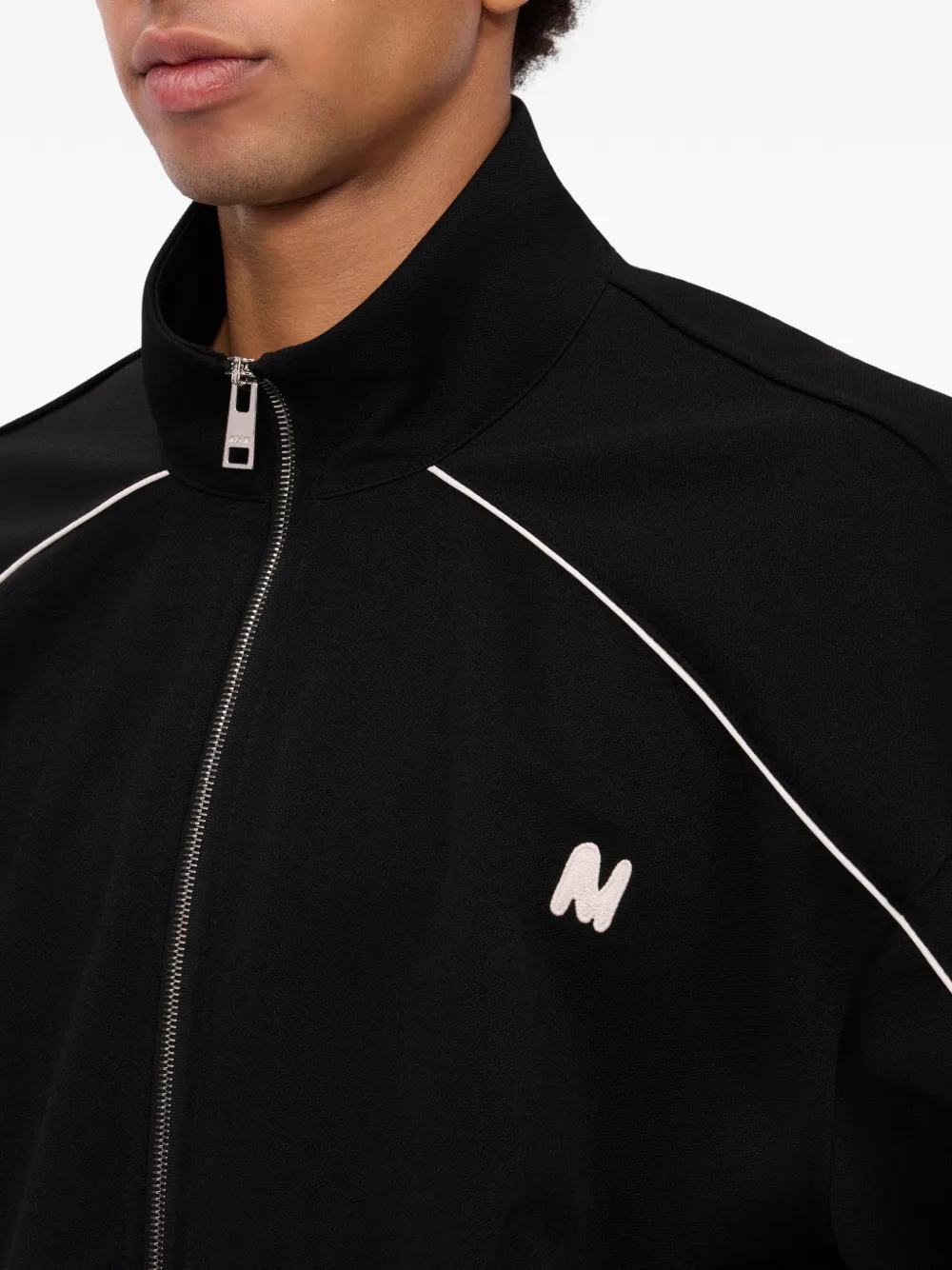 MSGM Sweater met rits Zwart