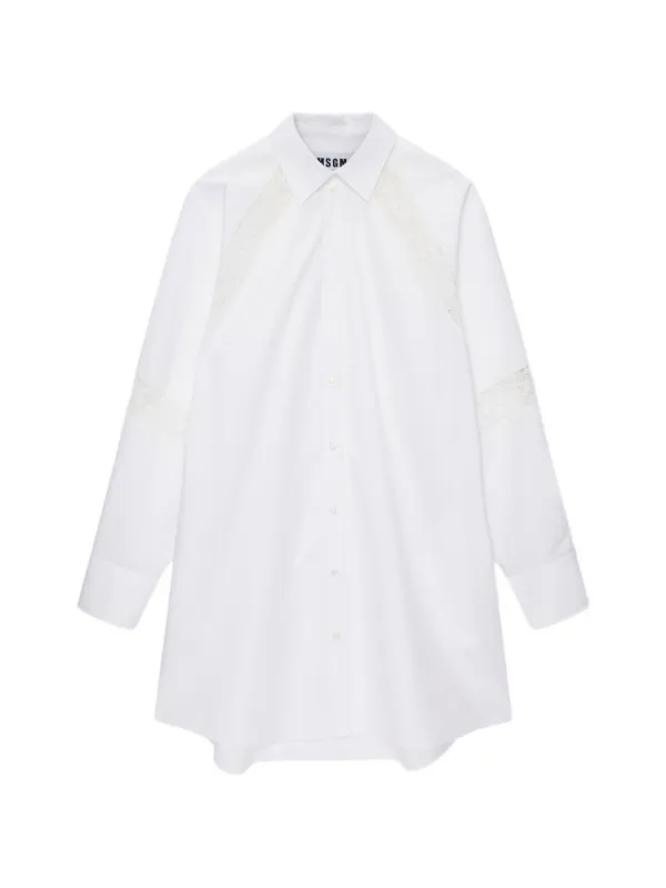 msgm dress lace MSGM Size 4 White Cotton Eyelet Ruffle Dress