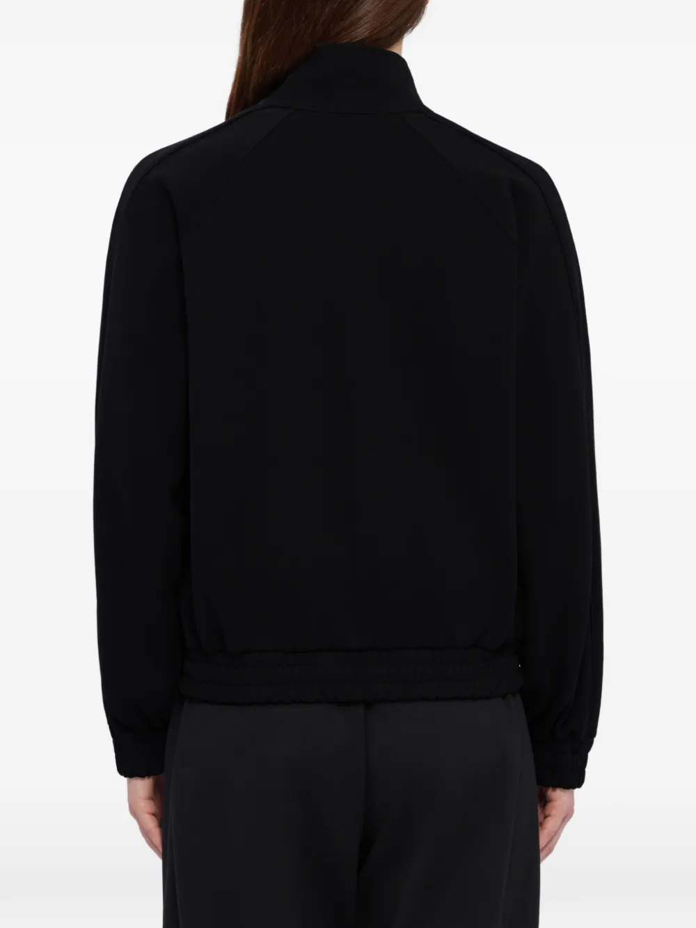 Embroidered Zip Sweatshirt