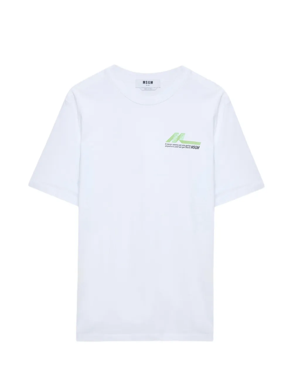 MSGM crew-neck T-shirt - Bianco