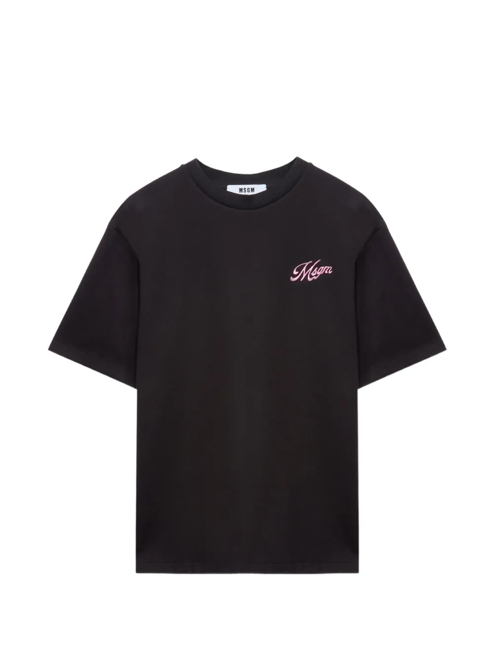 MSGM T-shirt con ricamo - Nero