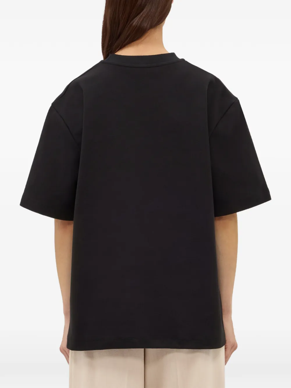 MSGM T-shirt met borduurwerk Zwart