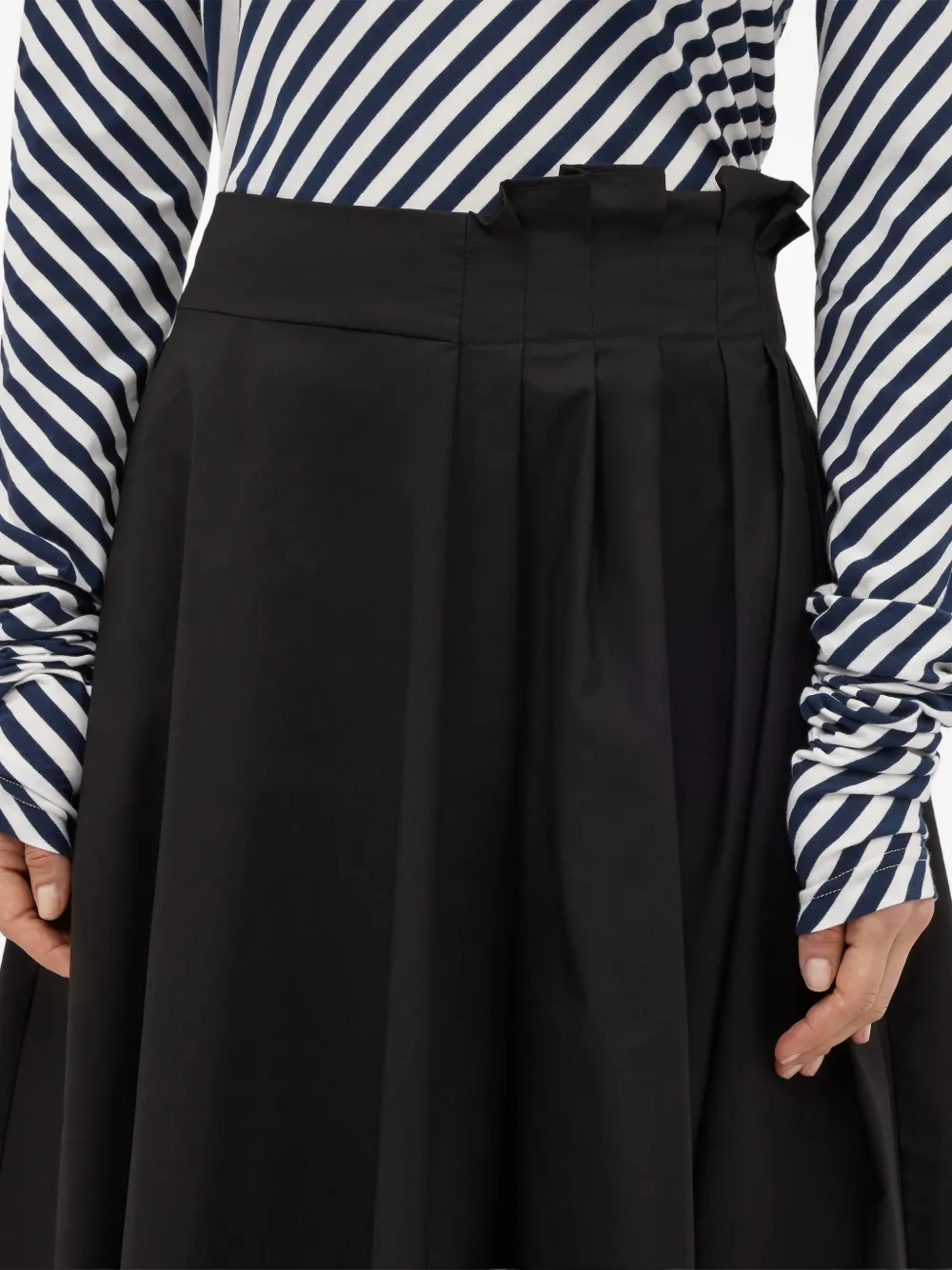 MSGM A-lijn midi-rok Zwart