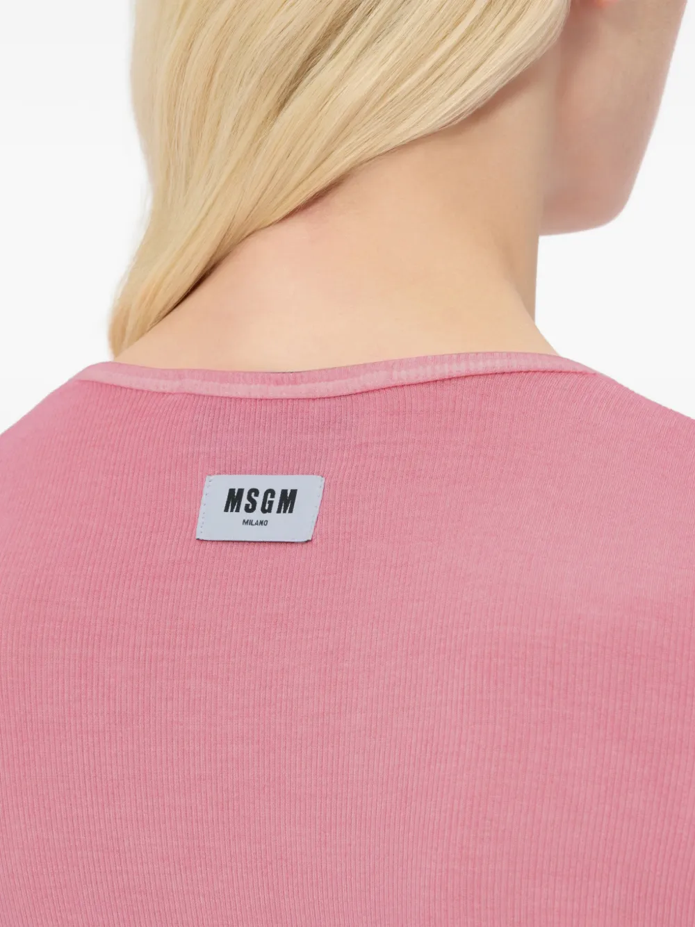 MSGM Top met ronde hals Roze