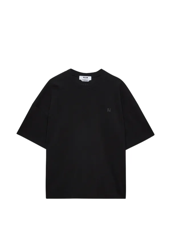 MSGM ロゴ Tシャツ | ブラック | FARFETCH JP