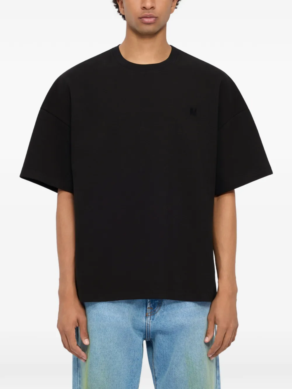  Msgm Camiseta Con Logo - Negro 