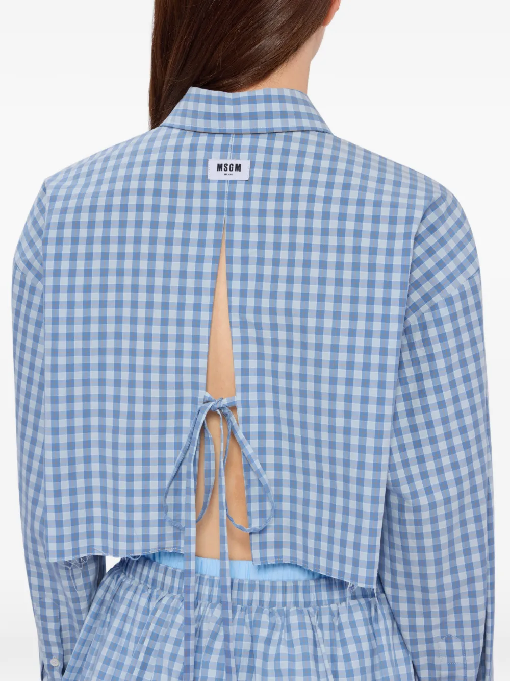 Tie-Fastening Shirt