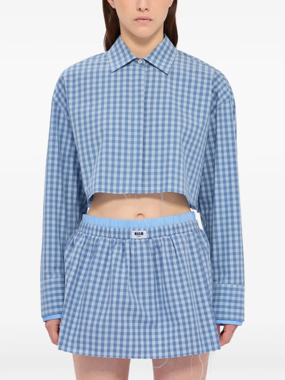Tie-Fastening Shirt