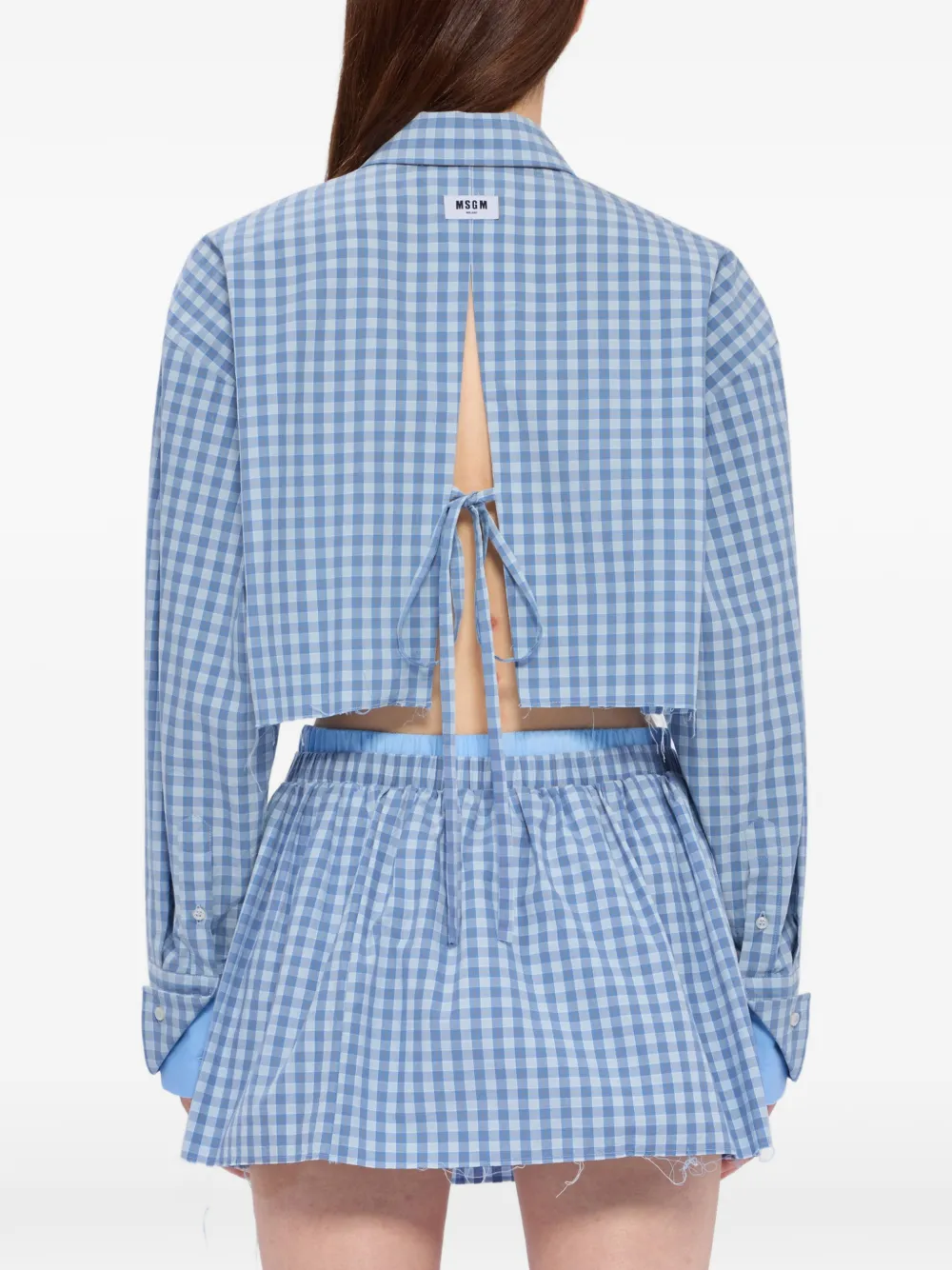 Tie-Fastening Shirt