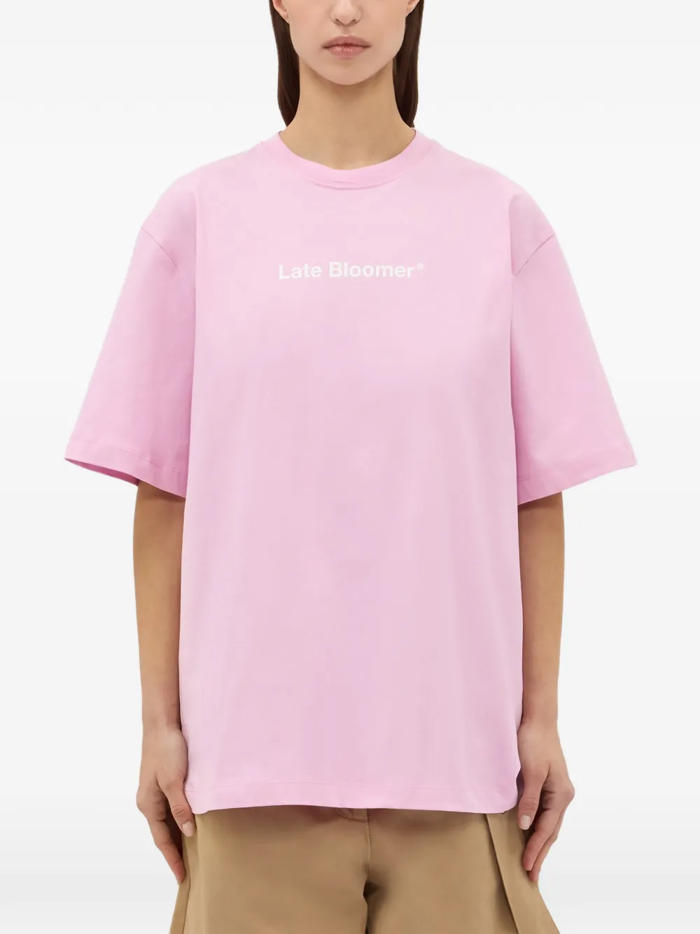  Msgm Printed T-shirt - Pink 