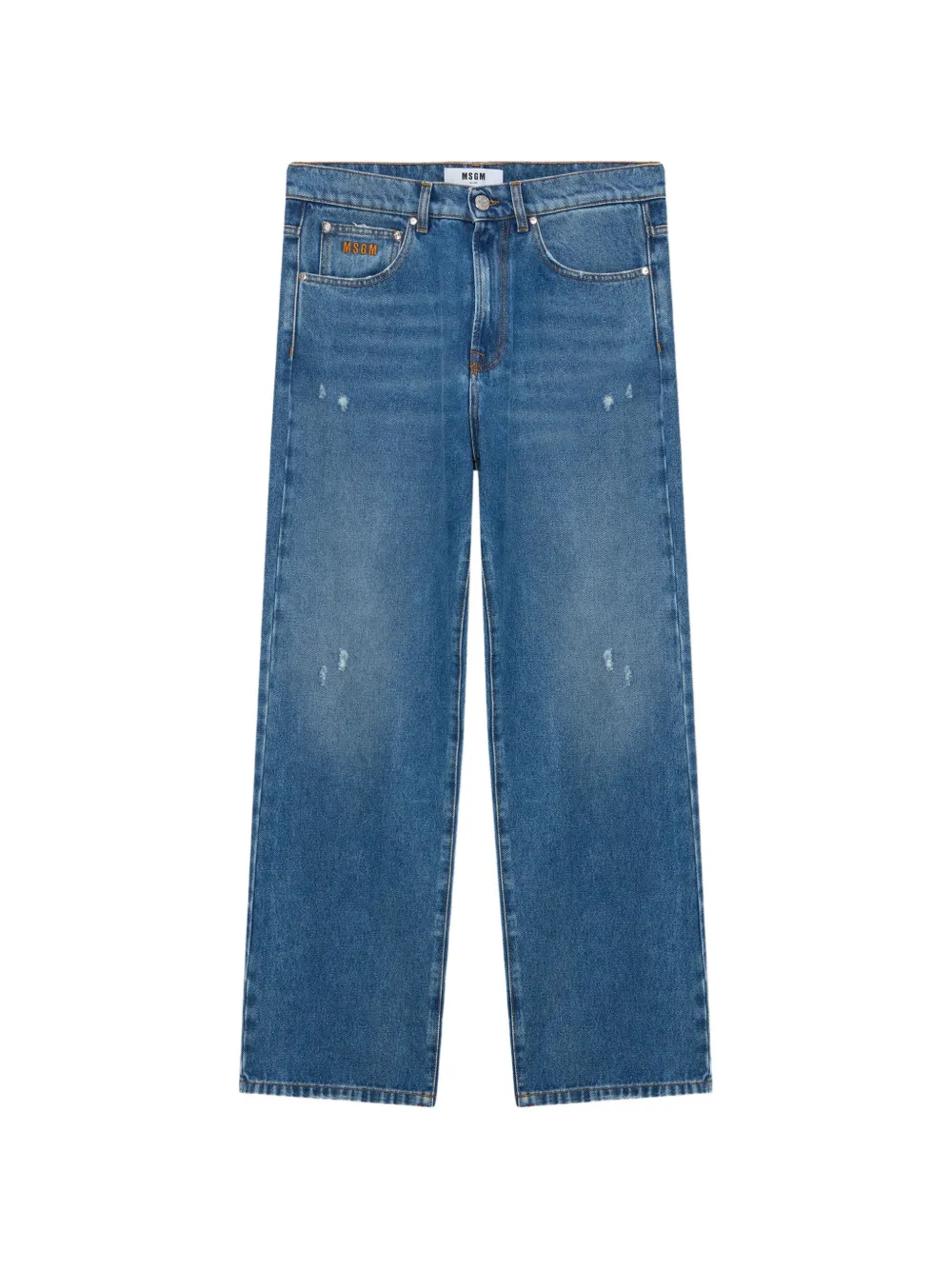 MSGM distressed jeans - Blu