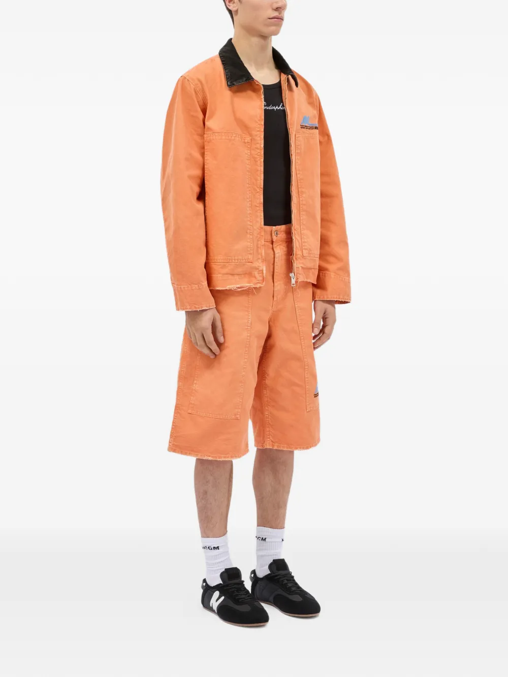 MSGM black-collar denim jacket | Denim Jackets | Image 2