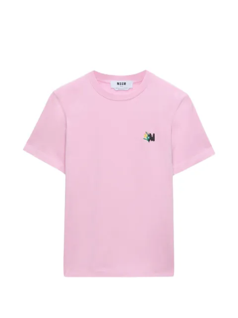 MSGM embroidery T-shirt