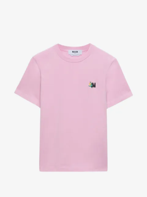MSGM embroidery T-shirt