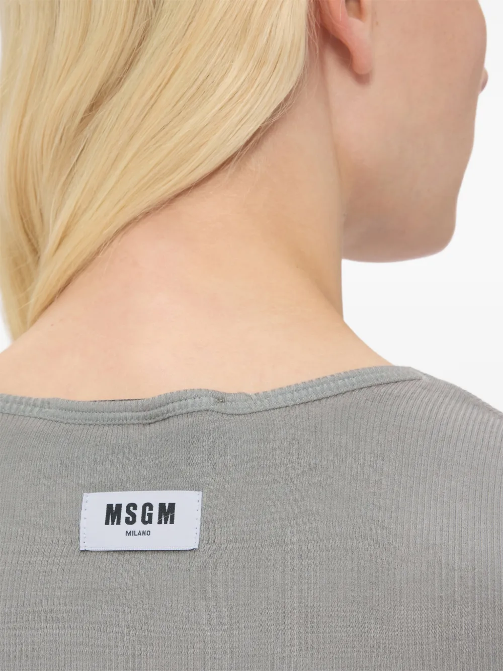MSGM Top met lange mouwen Grijs