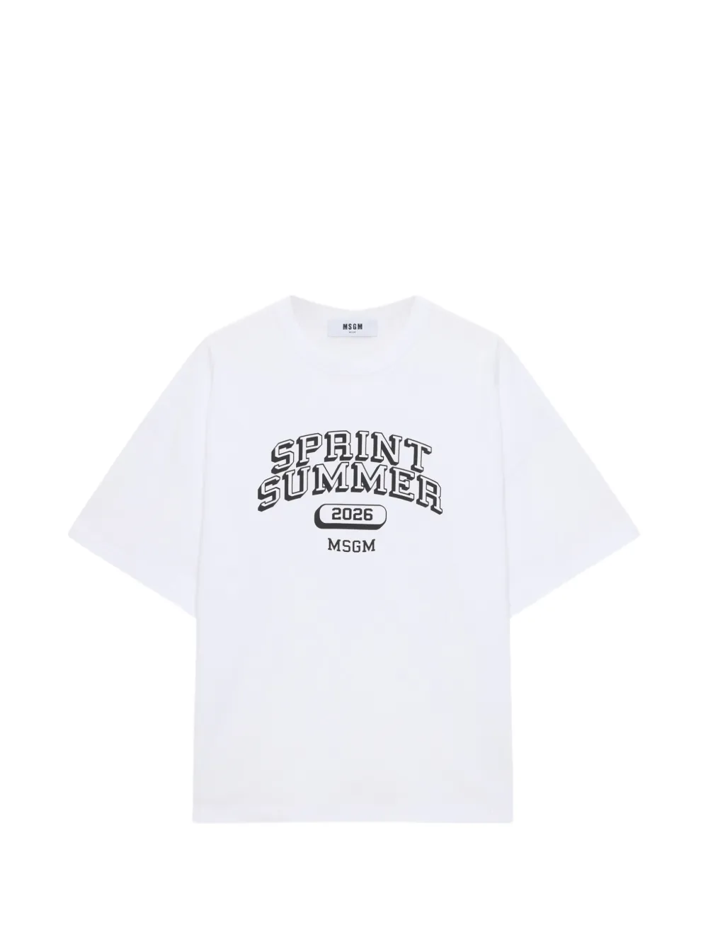 MSGM T-shirt con stampa - Bianco