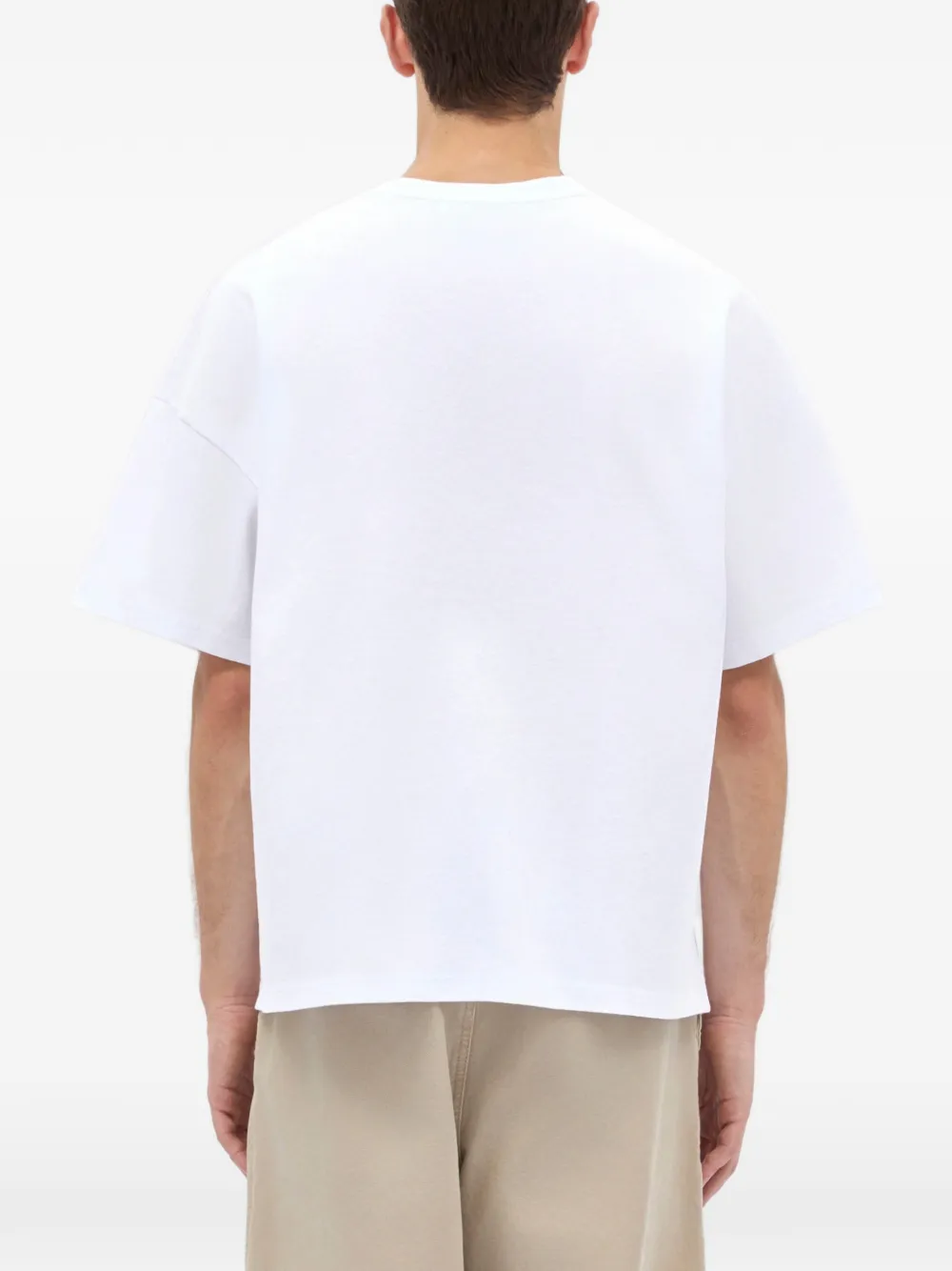 MSGM T-shirt met grafische print Wit