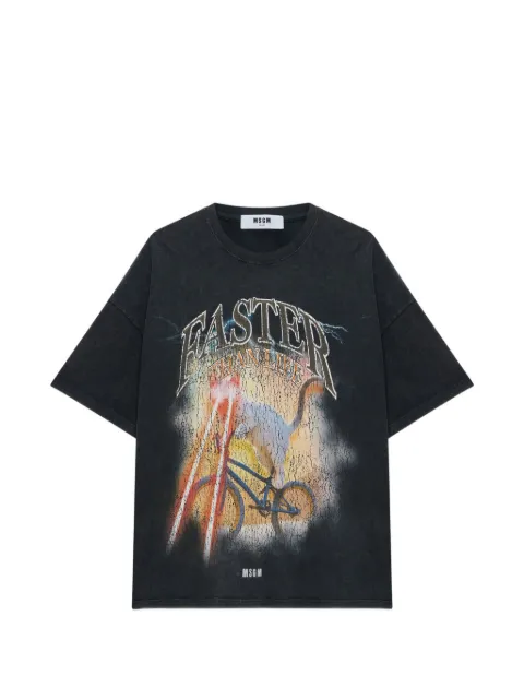 MSGM graphic-print T-shirt