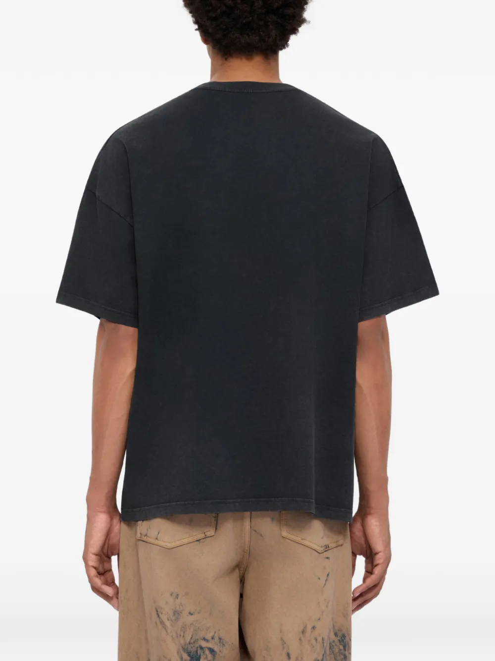 MSGM T-shirt met grafische print Zwart