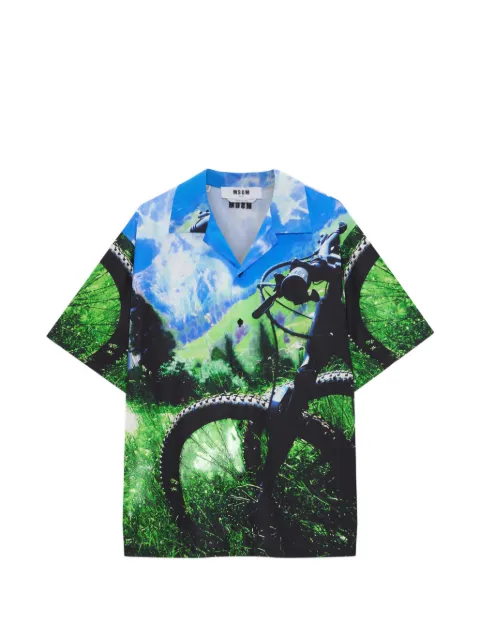 MSGM chemise à col ouvert