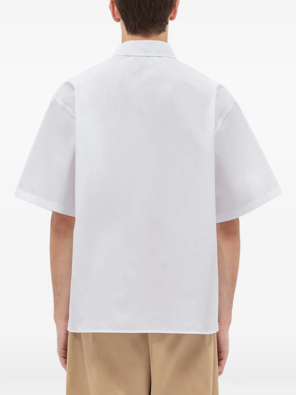 MSGM Grafisch overhemd Wit