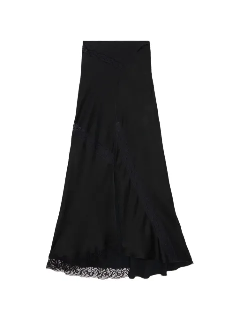 MSGM lace panel maxi skirt