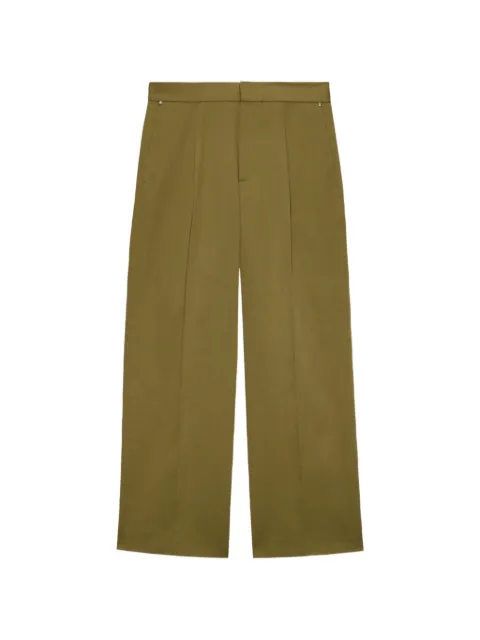 MSGM pleated straight-leg trousers