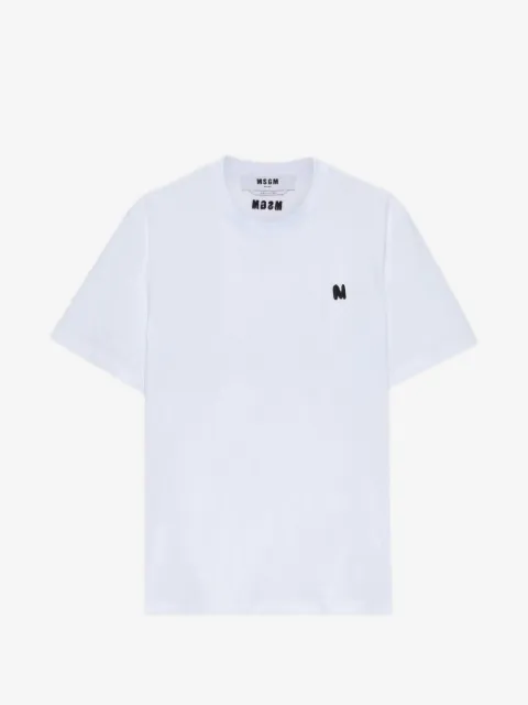 MSGM playera con detalle de letra