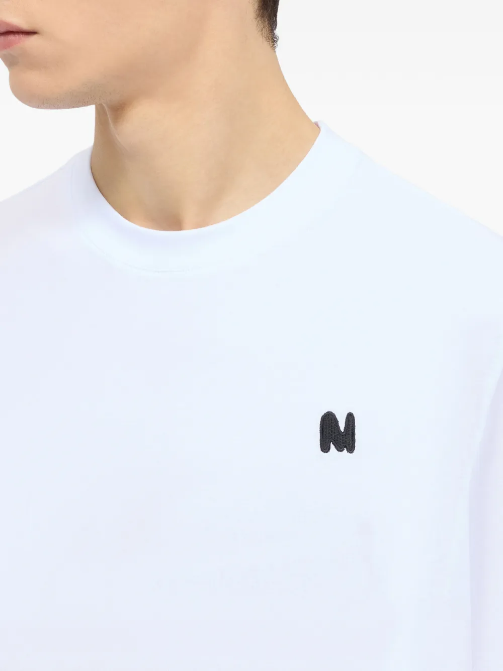 MSGM T-shirt met letterdetail Wit