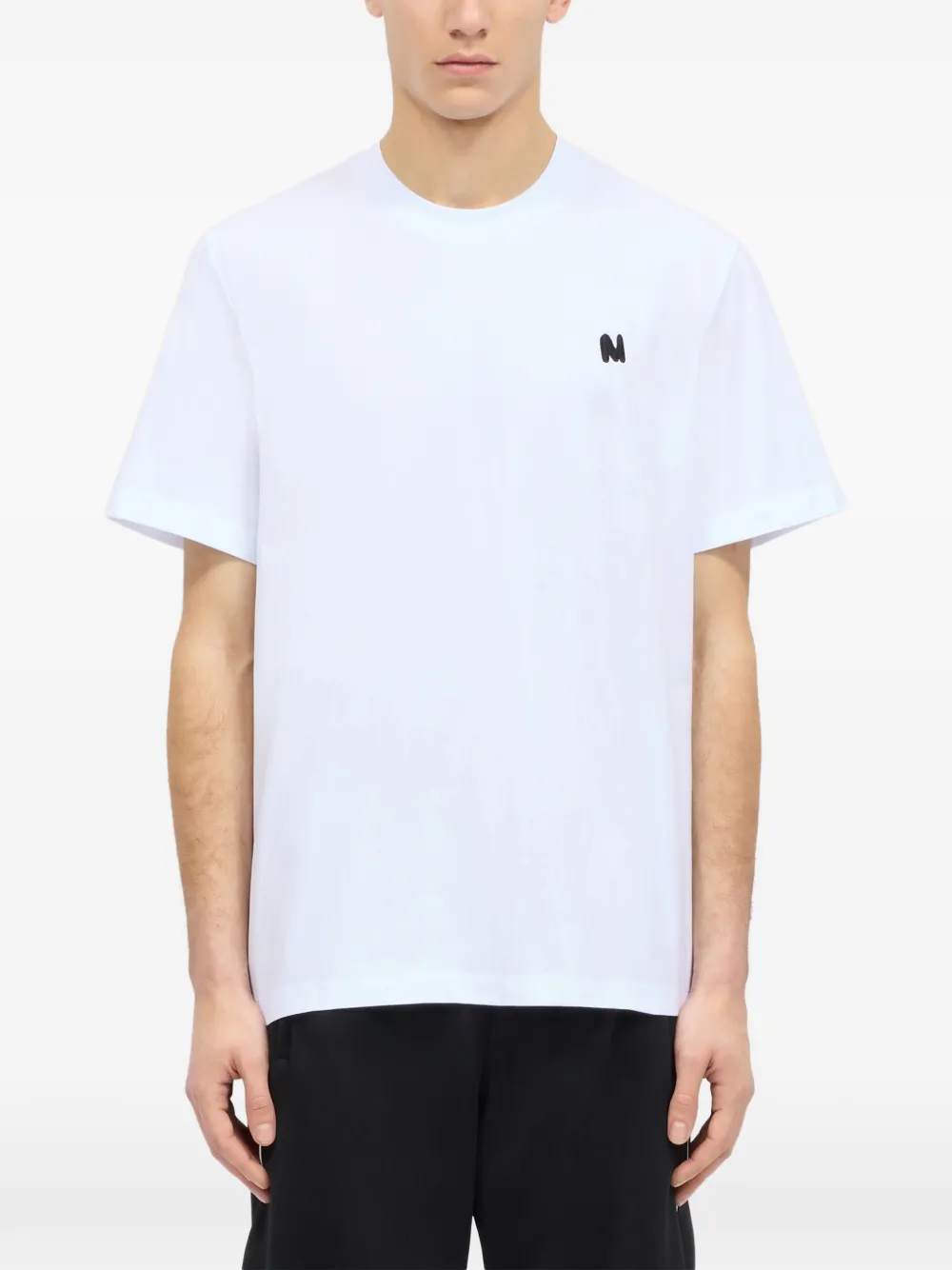 MSGM T-shirt met letterdetail Wit