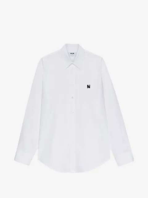 MSGM camisa con apliques