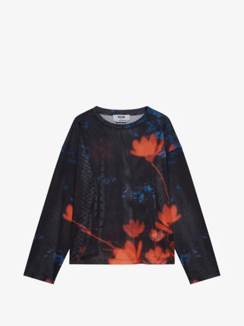 MSGM floral T-shirt