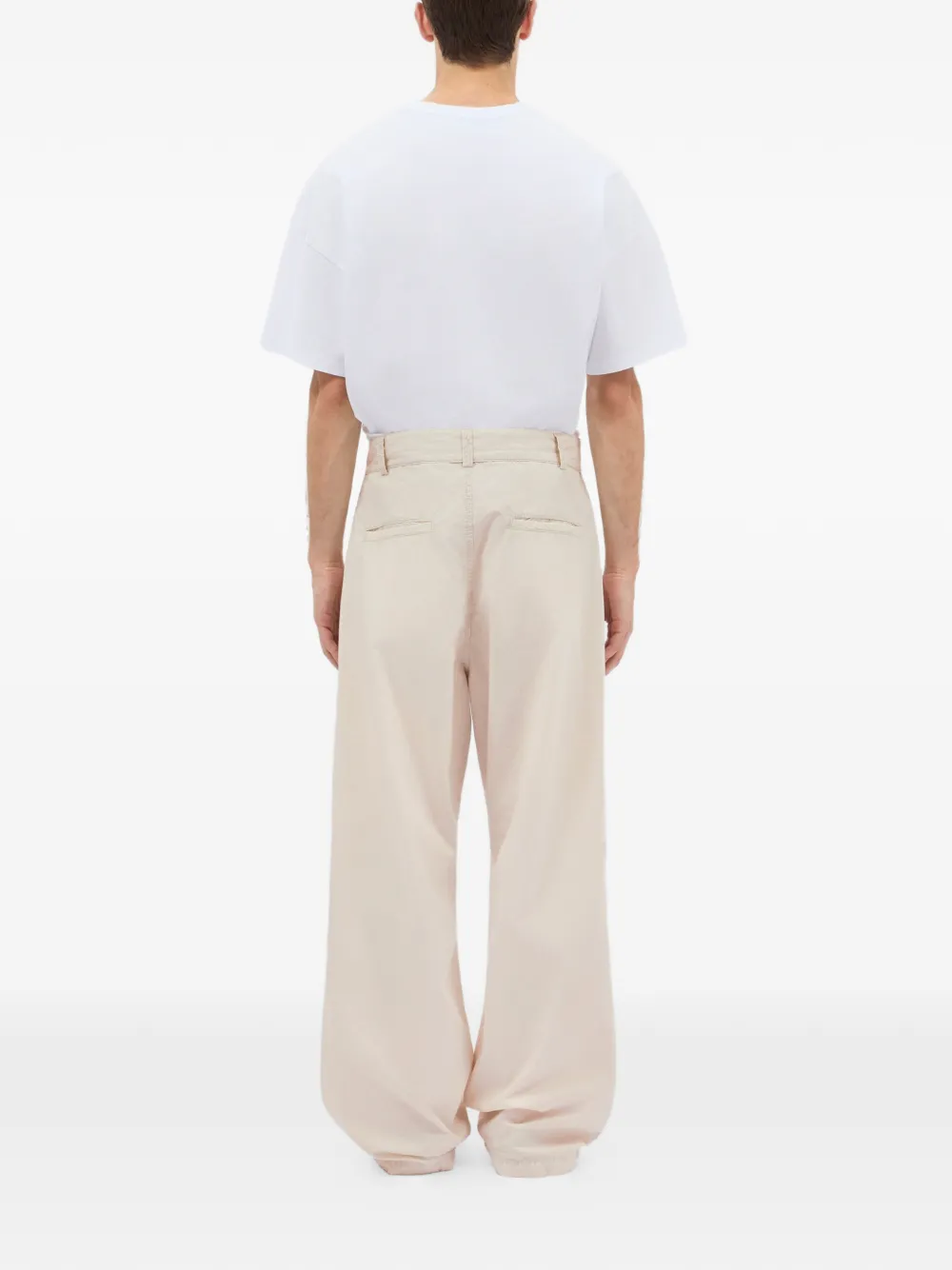 MSGM Broek met paspelzak Beige