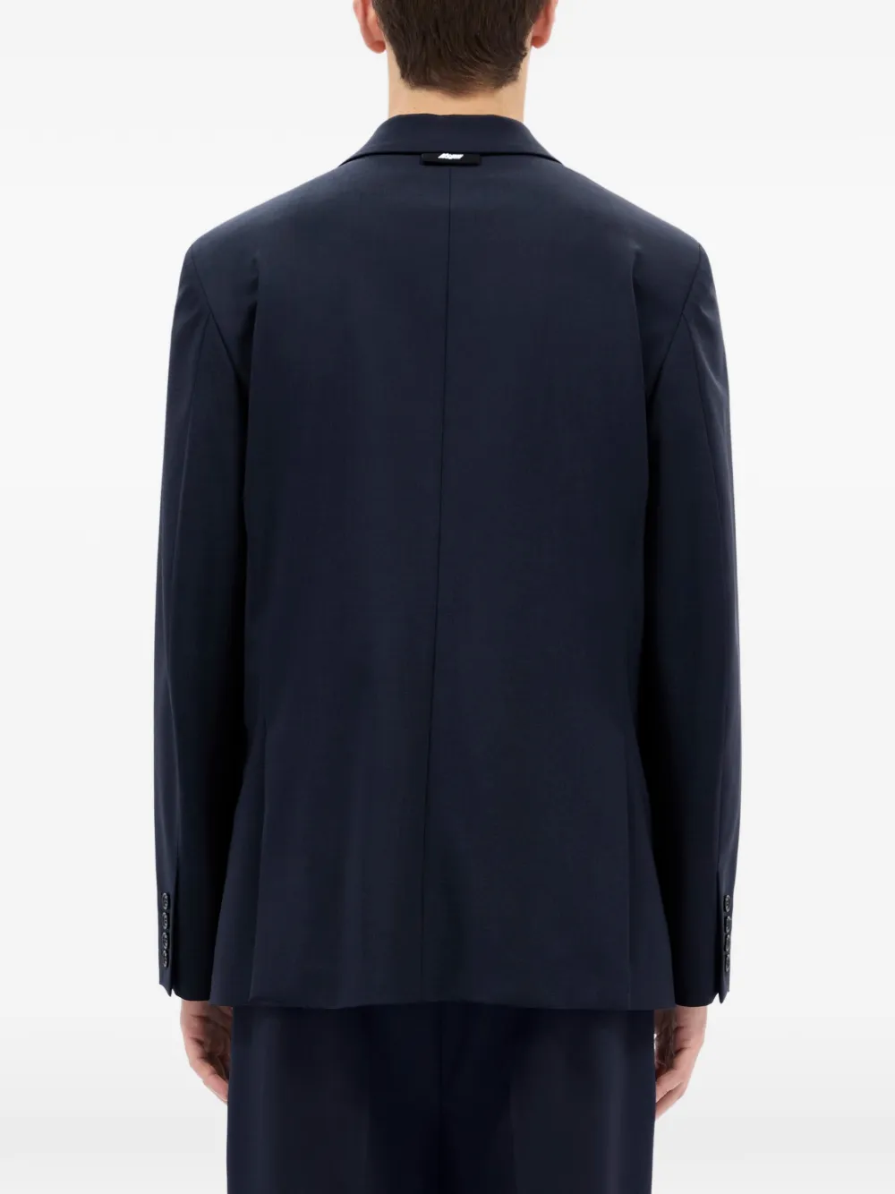 MSGM Blazer met enkele rij knopen Blauw