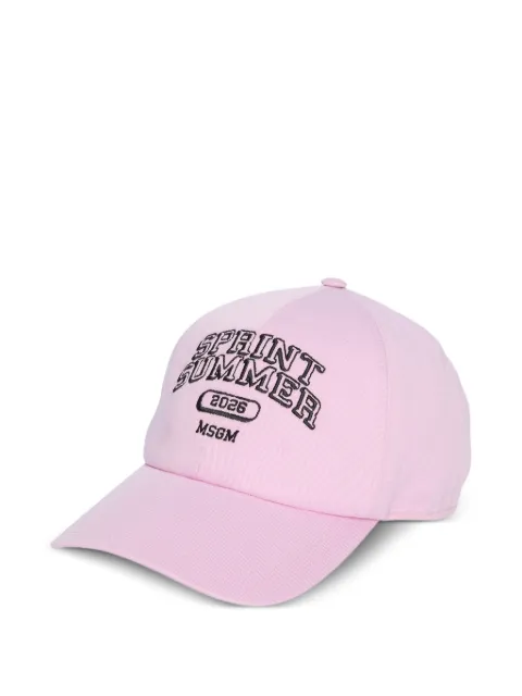MSGM logo-detail baseball cap