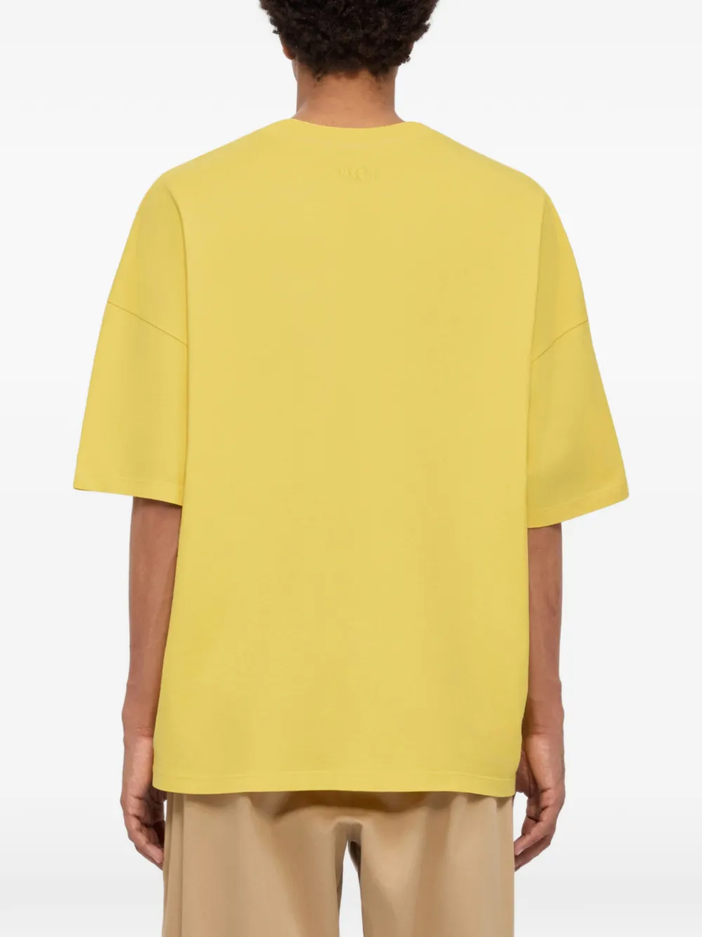 MSGM T-shirt met print Geel