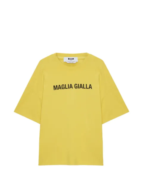 MSGM letter-print T-shirt