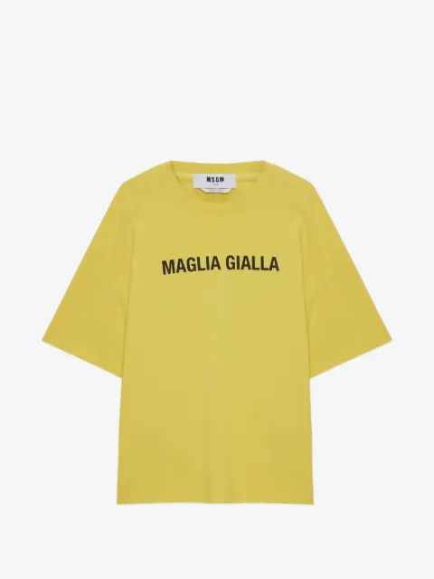 MSGM letter-print T-shirt
