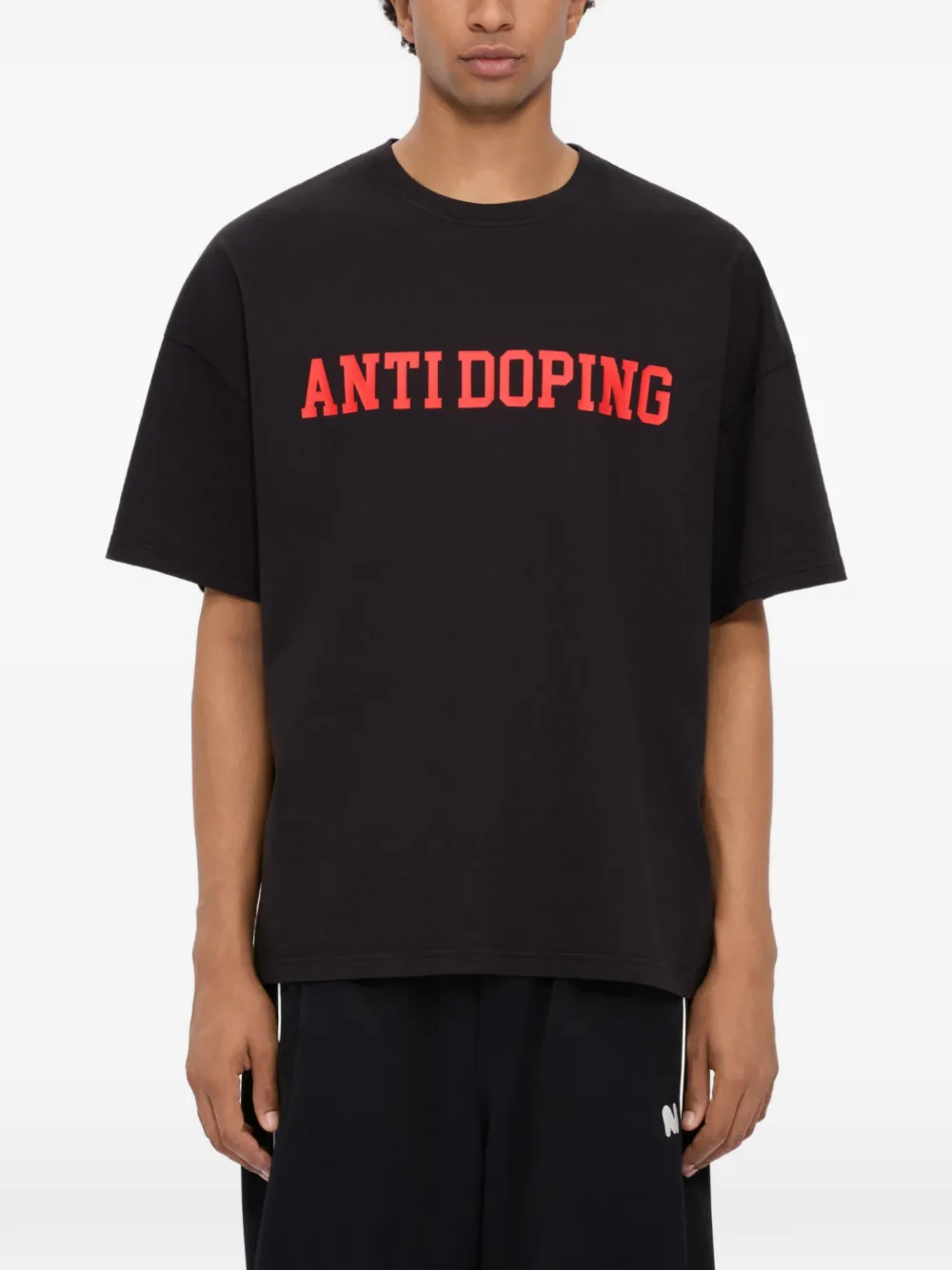 MSGM T-shirt met print en korte mouwen Zwart