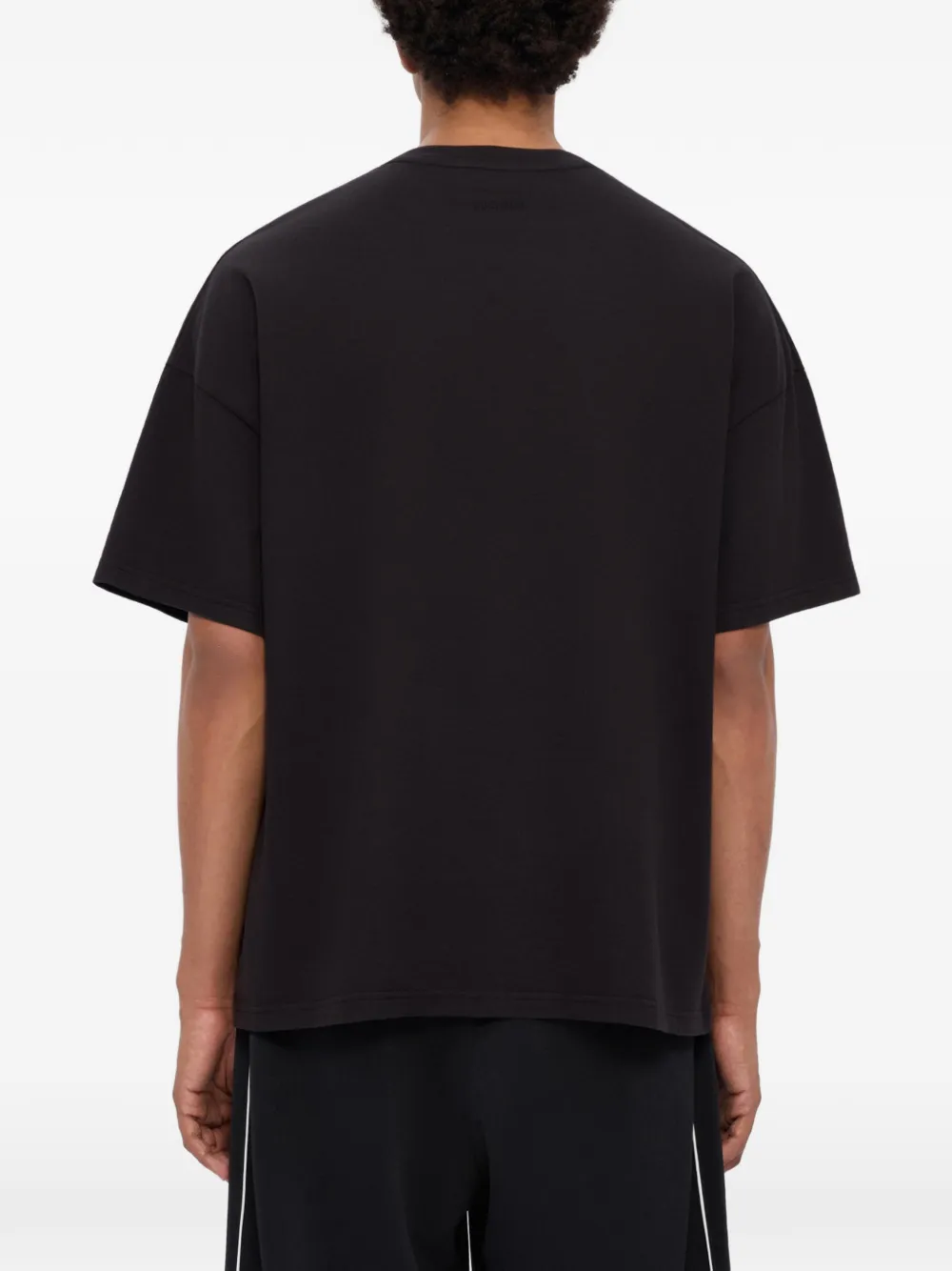 MSGM T-shirt met print en korte mouwen Zwart