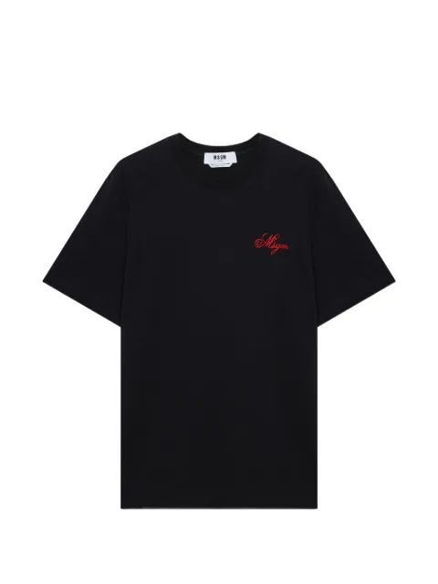 MSGM detail-embroidery T-shirt