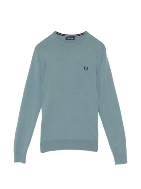 Fred Perry джемпер с круглым вырезом и вышитым логотипом